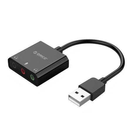 SKT3 USB2.0 TO External Sound Card Mic Speaker Headset Audio Jack 3.5mm Cable Adapter