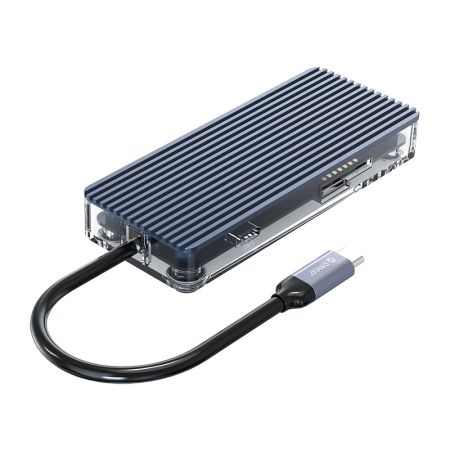 WB-7P Type-C 7-in-1 Transparent Hub