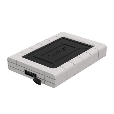 2539-U3 Enclosure For 2.5" HDD SSD USB3.0 Type-A to Micro B 2 TB(Not Including HDD) LED Status any time ABS Material + Silicone Color White