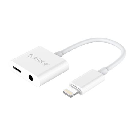 2LT 2in1 Charging & Audio Adapter Charging Current 2Amax for Phone (8 Pin to 8 Pin 3.5mm)
