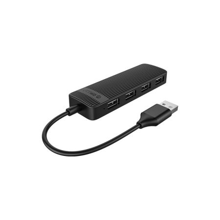 FL02 4 Ports USB2.0 Hub White 2 Years Warranty-Black