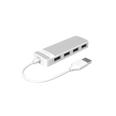 FL02 4 Ports USB2.0 Hub White 2 Years Warranty-White