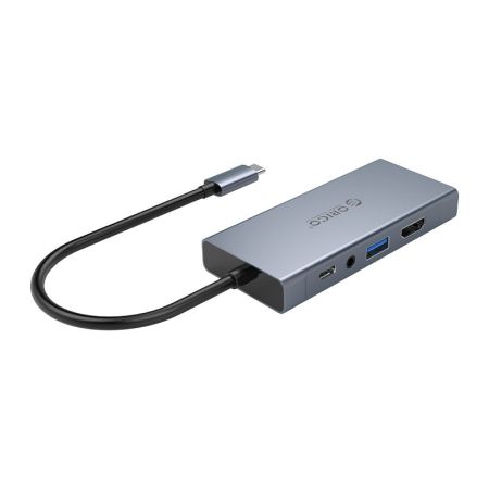 MC-U501P 5 in 1 Multifunctional Docking Station Grey